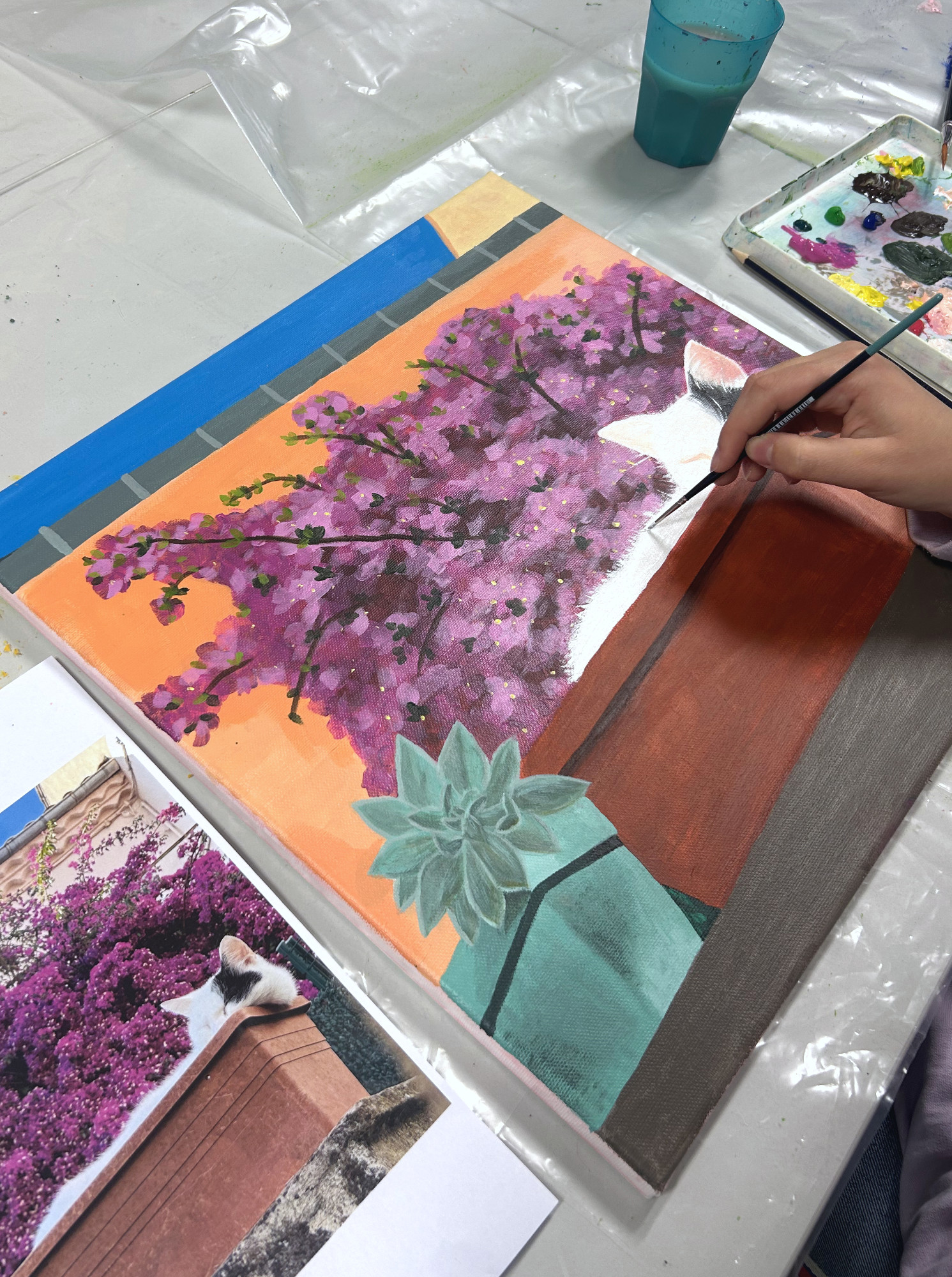 Atelier peinture acrylique