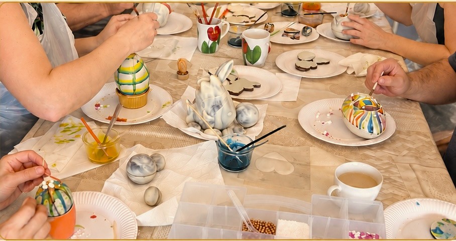 L’atelier créatif de peinture sur chocolat sur le thème d'halloween