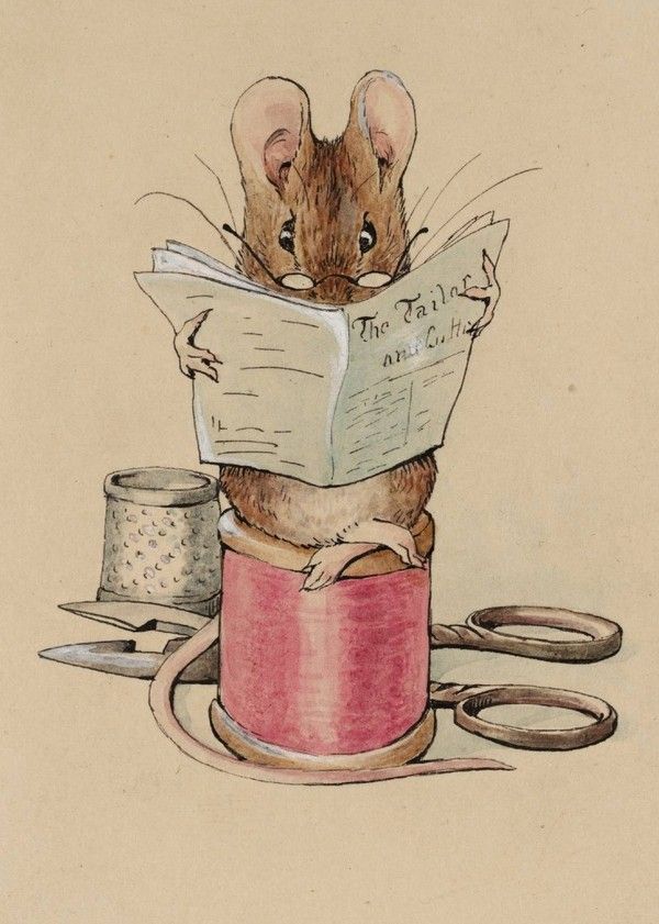 Peinture guidée : Béatrix Potter : illustration enfantine - Univers des petits animaux