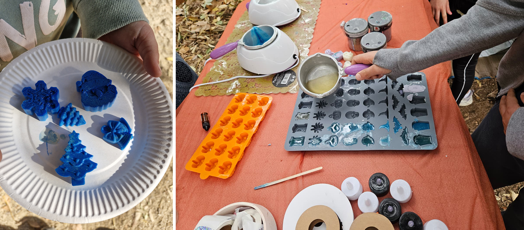 Atelier Halloween - fondants parfumés et lanterne