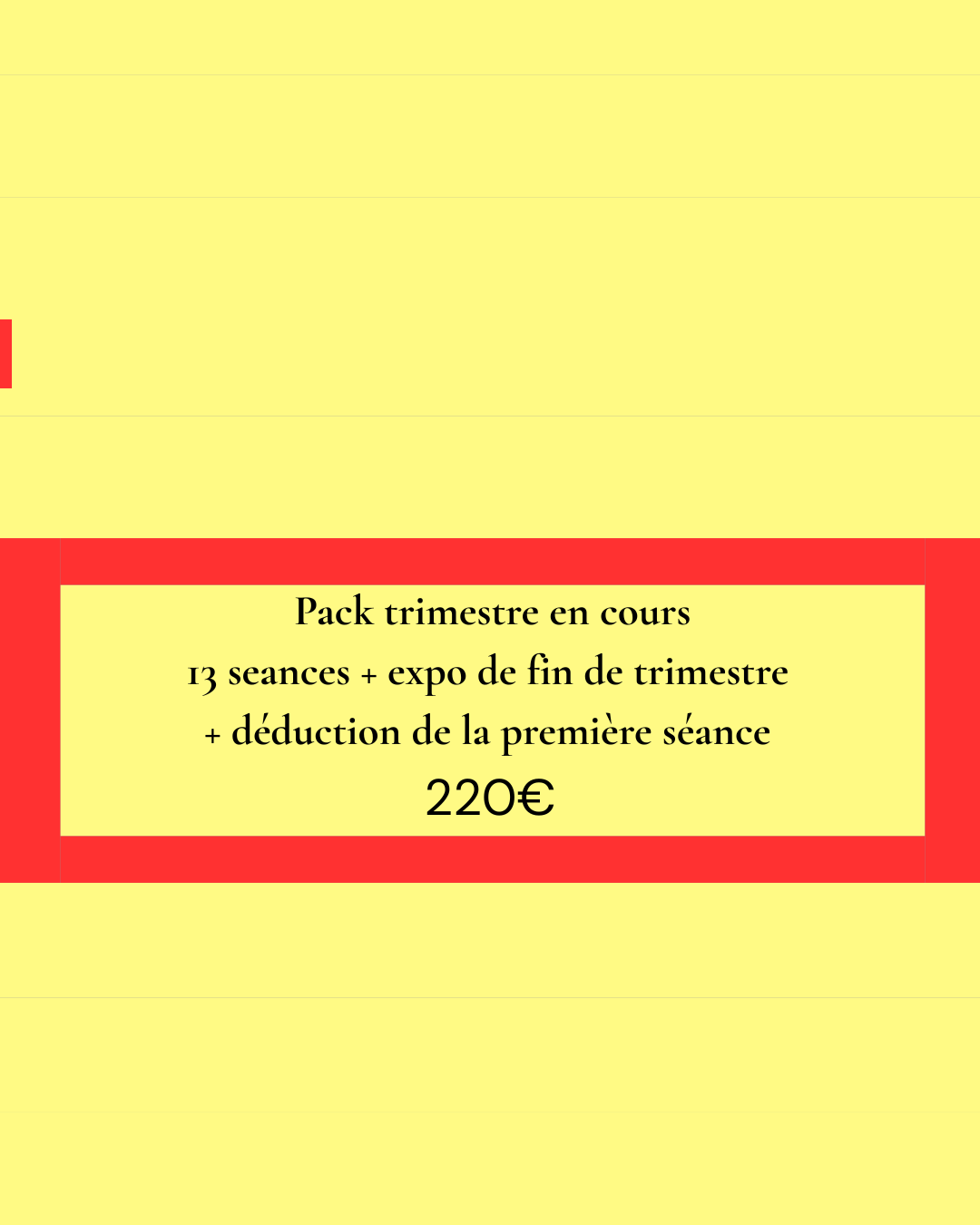 Peinture guidée - PACK TRIMESTRE COMPLET 14 SÉANCES