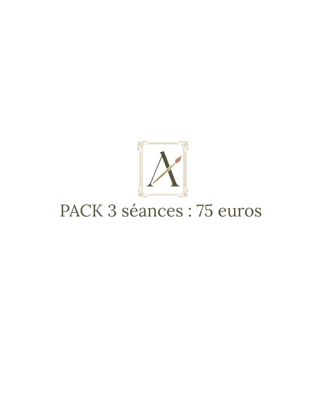 Peinture guidée : PACK 3 SEANCES AU CHOIX (choix à indiquer par sms)